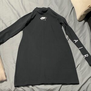 Nike Air Long Sleeve Black Dress